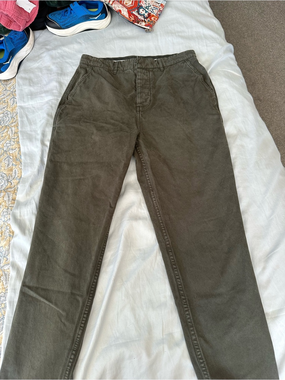 The Kooples Olive Green Slim Chino Pants
